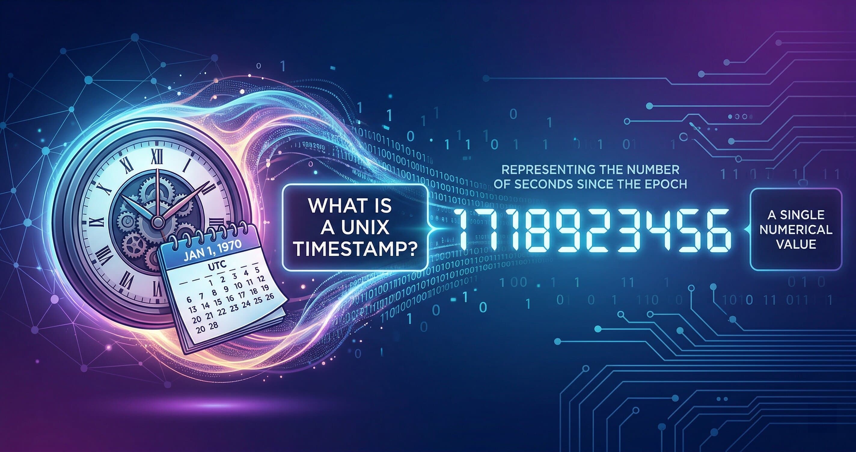 Unix timestamp explained — converting epoch time to a human-readable date